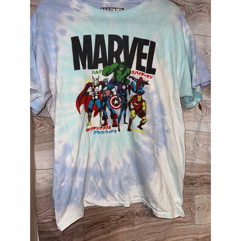MARVEL tye dye size Large shirt